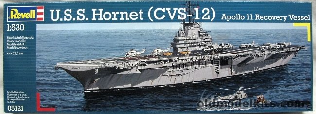 Revell 1/490 USS Hornet Apollo 11 Recovery Vessel CVS12, 05121 plastic model kit